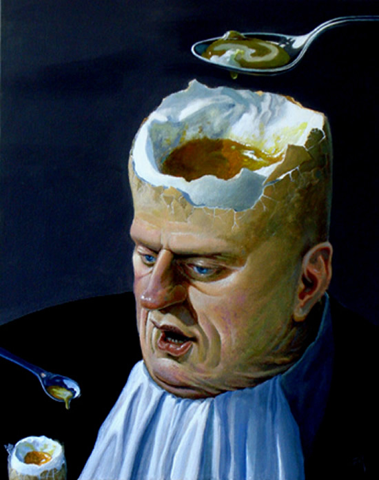 surrealism paintings by ole fick